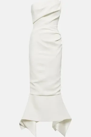MATICEVSKI Suffix off-shoulder crepe gown