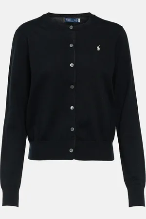 Ralph Lauren Embroidered cotton-blend cardigan