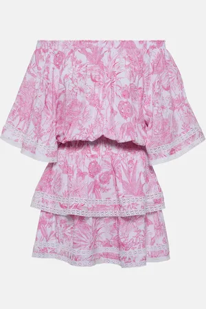 Melissa Odabash Micha floral off-shoulder minidress
