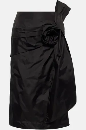 Simone Rocha Floral-applique pencil skirt