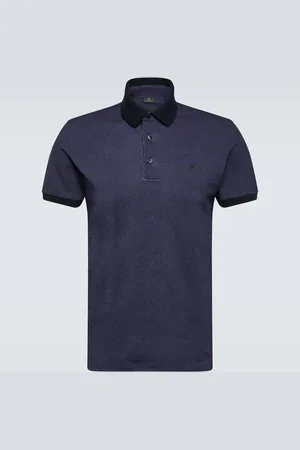 Etro Paisley printed cotton polo shirt