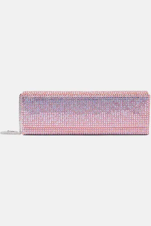 Amina Muaddi Amini Paloma embellished clutch