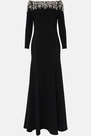 Jenny Packham Rosabel off-shoulder beaded gown