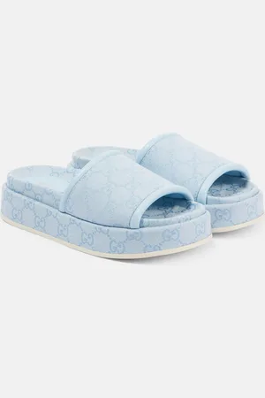 Gucci Clarice GG canvas slides