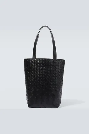 Bottega Veneta North-South Intrecciato Small leather tote bag