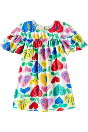 FÁBULA Amor de Flor printed cotton dress