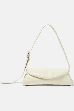 Jil Sander Cannolo leather shoulder bag