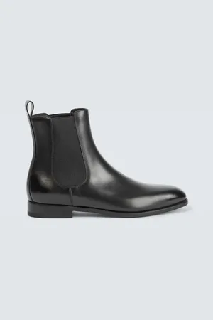 Manolo Blahnik Delsa leather Chelsea boots