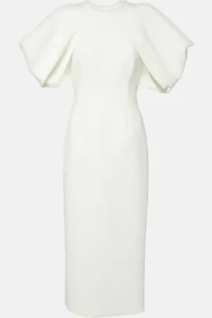 Roksanda Bridal Calita crepe midi dress