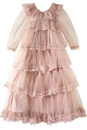 Petite Amalie Tiered tulle dress