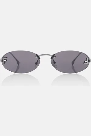 Fendi First Crystal oval sunglasses