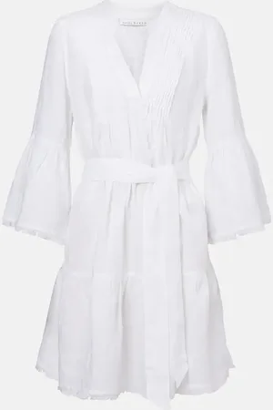Heidi Klein Belted linen kaftan