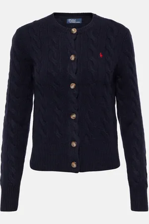 Ralph Lauren Cable-knit wool and cashmere cardigan