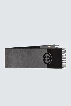 Gucci Interlocking G wool and cashmere scarf