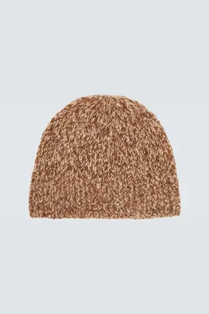 DRIES VAN NOTEN Moss alpaca and wool-blend beanie
