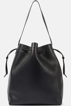 The Row Belvedere leather bucket bag