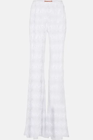 Missoni Zigzag lame wide-leg pants