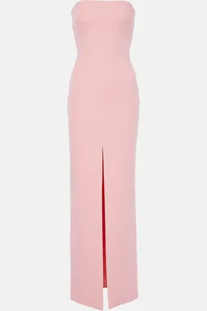 Solace Bysha strapless crepe gown