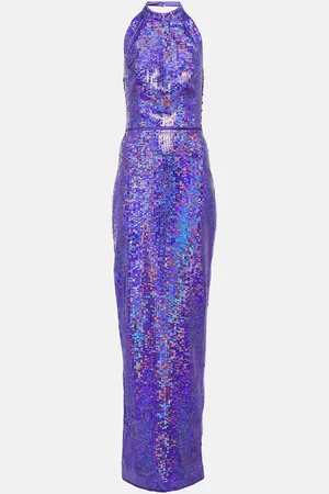 Rasario Sequin-embellished gown