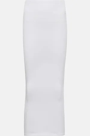 Alaïa AlaÃ¯a Cutout technical midi skirt