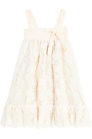 Petite Amalie Polka dot tulle dress