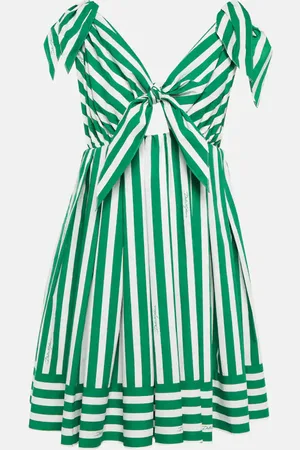 Dolce & Gabbana Portofino striped poplin minidress