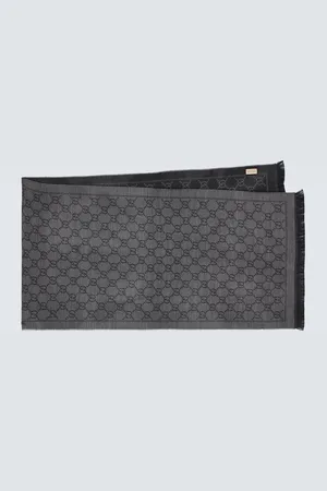 Gucci GG wool jacquard scarf