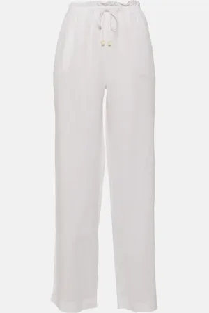 Heidi Klein Bay linen wide-leg pants