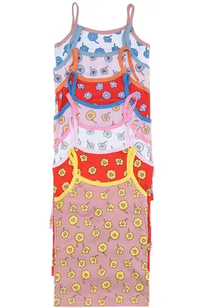 Stella McCartney Set of 7 printed cotton vests