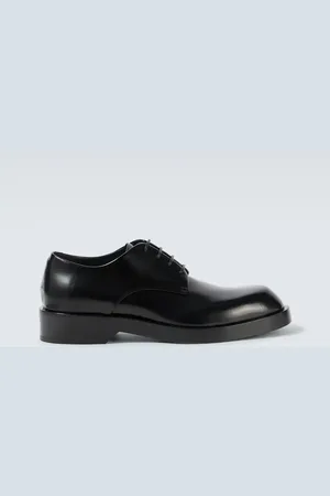 Jil Sander Polished leather Derby shoes