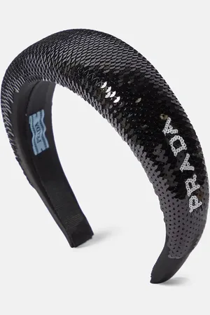 Prada Logo sequined headband