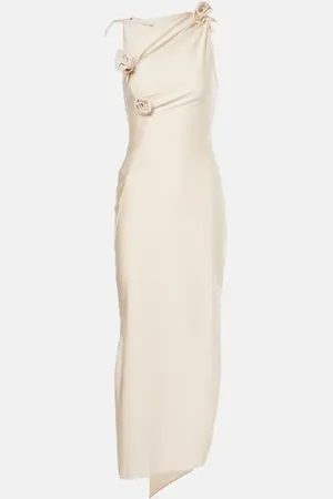 COPERNI Floral-applique asymmetric gown