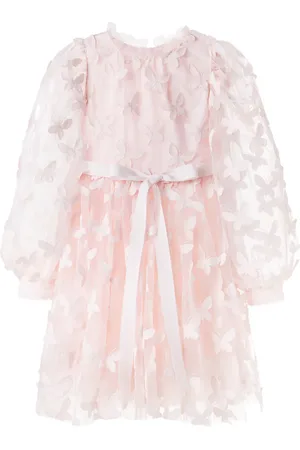 Petite Amalie Embroidered tulle dress