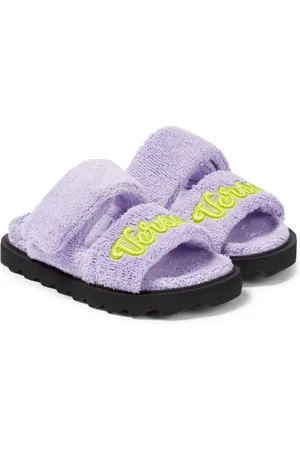 VERSACE Applique toweling sandals