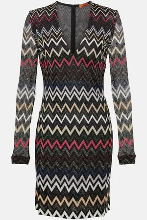 Missoni Zig-zag lame minidress