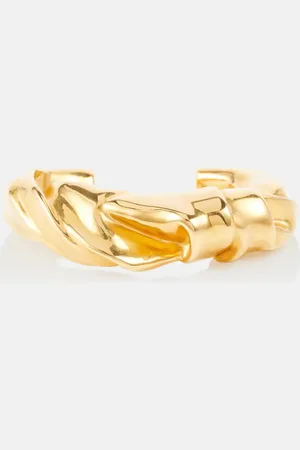Loewe Twisted brass arm cuff