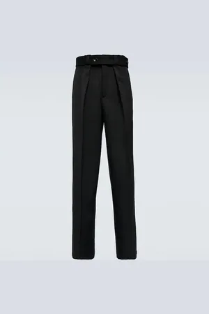 Jil Sander Mid-rise wide-leg wool pants