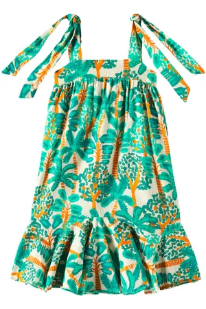 FÁBULA Da Mata printed cotton dress