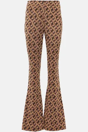 Diane von Furstenberg Greg printed flared pants