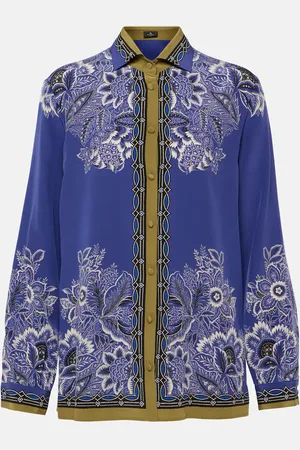 Etro Printed silk shirt