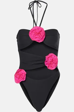 SAME Floral-applique cutout swimsuit