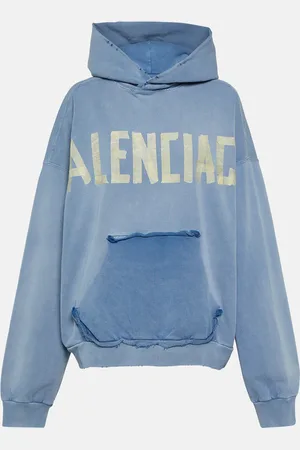 Balenciaga Tape Type cotton fleece hoodie