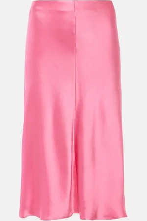 Stella McCartney Satin midi skirt