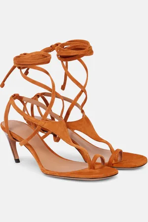 The Attico Nova 65 suede sandals