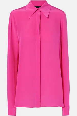 Costarellos Keltie silk crepe de chine shirt