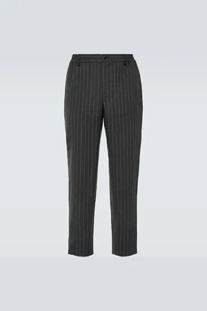 Comme des Garçons Pinstripe tailored wool pants