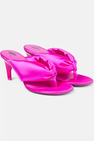 The Attico Rem satin thong sandals