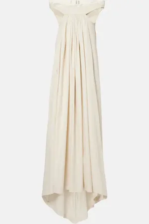 Rick Owens Chalice cutout cotton poplin maxi dress