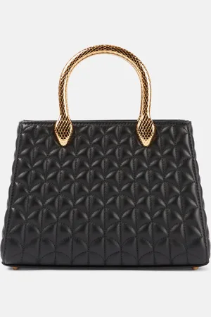 Bvlgari Serpentine Duo leather tote bag