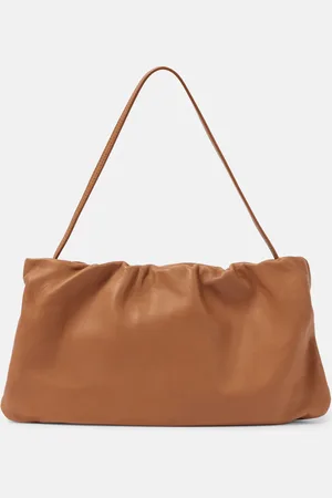 The Row Bourse XL leather shoulder bag